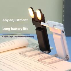 Waterproof Reading Book Clip USB Charging Small Night Lamp