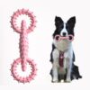 Interactive Double Ring Teething Stick Dog Chew Toy