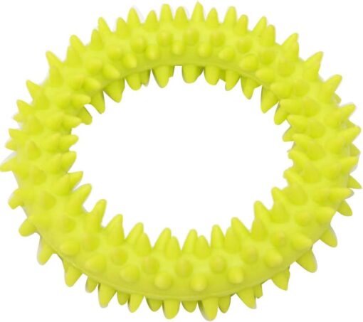 TPR Spiky Circle Ring Dog Bite-Training Chew Toy