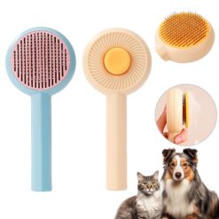 Cat Hair Tangles Loose Fur Cleaner Grooming Massage Brush