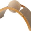 Cats Arch Scratcher Cardboard Furniture Grind Claw