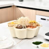 360-degree Rotatable Platter Drain Basket Dish Plate