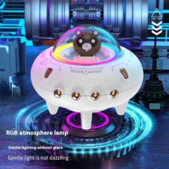 Creative UFO Spaceship Mini RGB Bluetooth Speaker