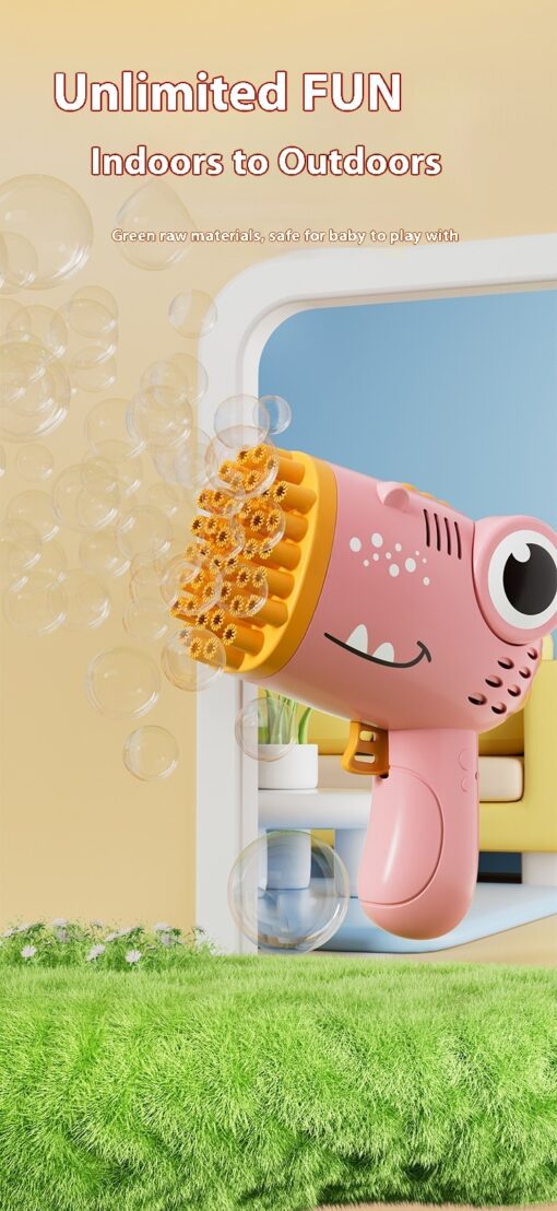 Automatic Children's Handheld Bubble Machine Toy - Image 9