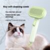 Ergonomic Pet Hair Removal Grooming Comb Brush