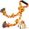 Interactive Dog Rope Dental Cleaning Tug Of War Chew Toy