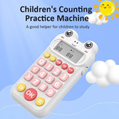 Portable Cute Mini Arithmetic Calculator Learning Machine