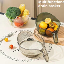 Multifunctional Kitchen Drain Basket Rice Washing Basin