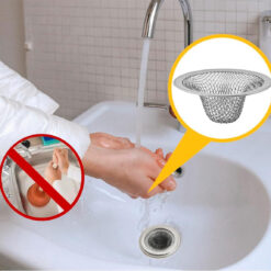 Creative Stainless Steel Bathroom Mesh Sink Drain Strainer