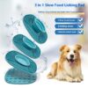 Foldable Pet Silicone Snack Licking Feeding Mat