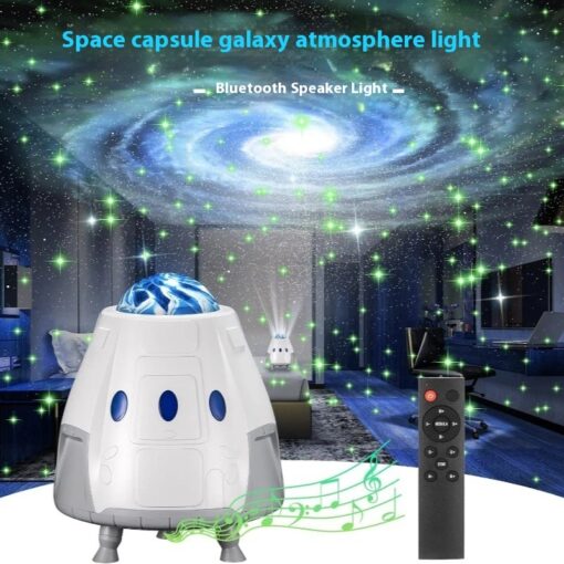 Creative USB Space Capsule Starry Atmosphere Projection Lamp