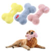 Interactive Bone Plush Dog Grinding Teeth Bite Resistant Toy