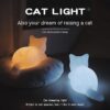 Creative Cat Vinyl LED Night Light Eyes Protection Lamp