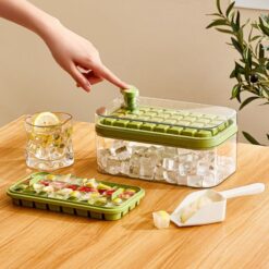 Press Type Household Refrigerator Ice Cube Tray Box