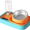 Multifunctional Detachable Slow Feeder Cat Food Water Bowl