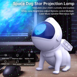 360° Adjustable Dog Light Bluetooth Space Star Projector