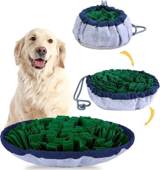 Interactive Snuffle Puzzle Slow Eating Stress Relief Dog Mat