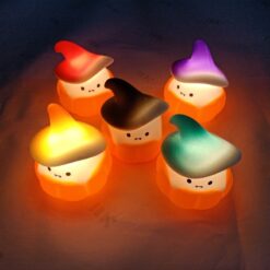 Creative Silicone Pat Ghost Pumpkin Small Night Lamp