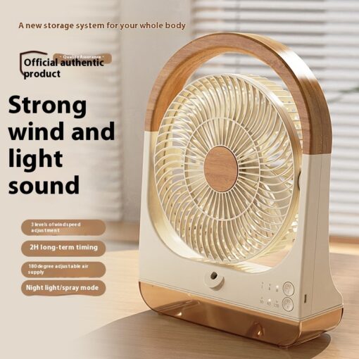 Multifunctional Spray Humidifying Cooling Table Fan