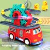 Children's Little Duck Educational Electric Fire Truck Toy