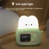 Creative Bread Night Light Learning Timer Alarm Clock