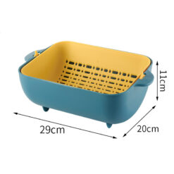 Household Washing Fruit Tray Rice Strainer Basket