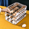 Creative Automatic Stackable Rolling Egg organizer Box