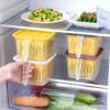 Double-layer Fruit Vegetable Food Drain Storage Container