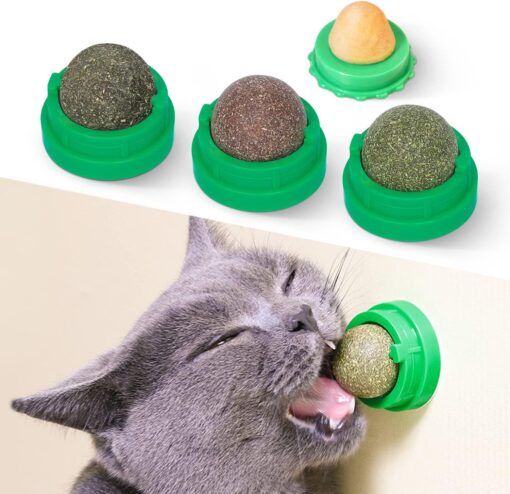 Cat Wall Treats Lick Teeth Cleaning Dental Chew Toy