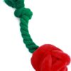 Rose Flower Chew-Resistant Stuffed Dog Plush Toy