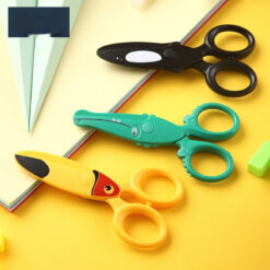 Cute Animal Shape Children's Plastic Manual Scissor