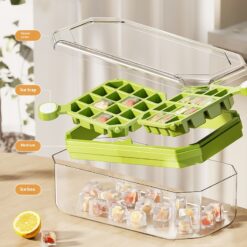 Multifunctional Space Saving Ice Cube Maker Tray