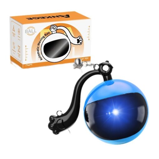 Creative Rotating Cat Teasing Ball Light Sound Effect Self-Hi Toy - Image 5