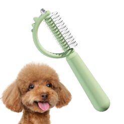 Stainless Steel Pets Grooming Self Cleaning Slicker Brush