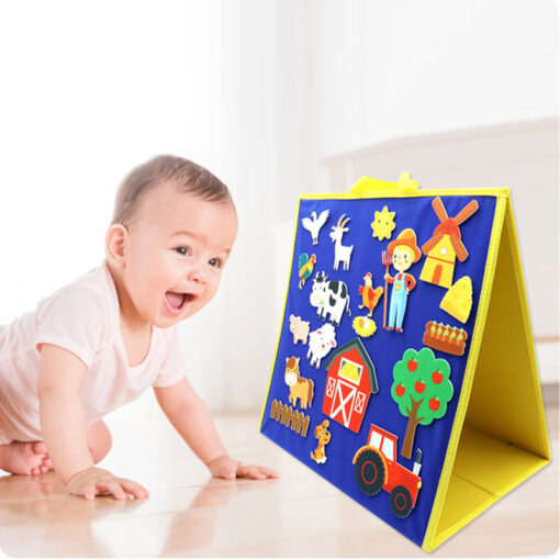 Multi-purpose Double-sided Felt Teaching Board Toy