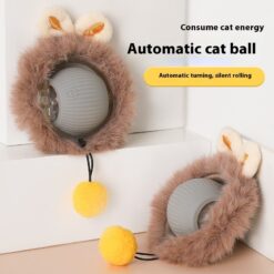 Automatic Interactive Cat Self-Hi Funny Cat Rolling Ball Toy