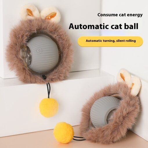 Automatic Interactive Cat Self-Hi Funny Cat Rolling Ball Toy