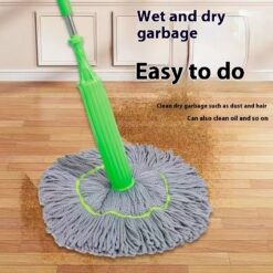 Hand Wash Free Self Twisting Rotating Cleaning Mop