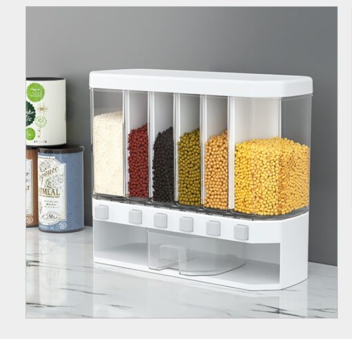 Kitchen Whole Grain Storage Rice Bucket Dispenser