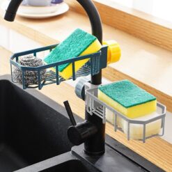 Multi-Purpose Kitchen Faucet Drain Sink Storage Rack