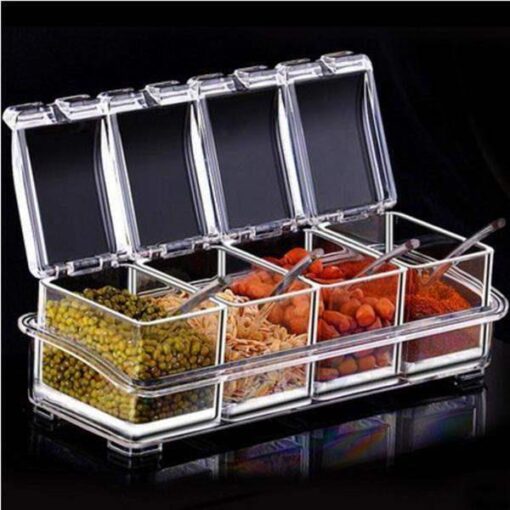 Seasoning Storage Box Spices Condiment Dispenser