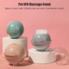 Soft Silicone Pet Bath Massage Dispenser Grooming Brush