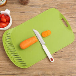 Versatile Space-Saving Kitchen Food Drainer Cutting Board