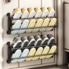 Wall-mounted Punch-free Behind Doors Shoe Rack