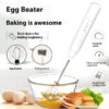 Portable Mini USB Rechargeable Electric Egg Beater