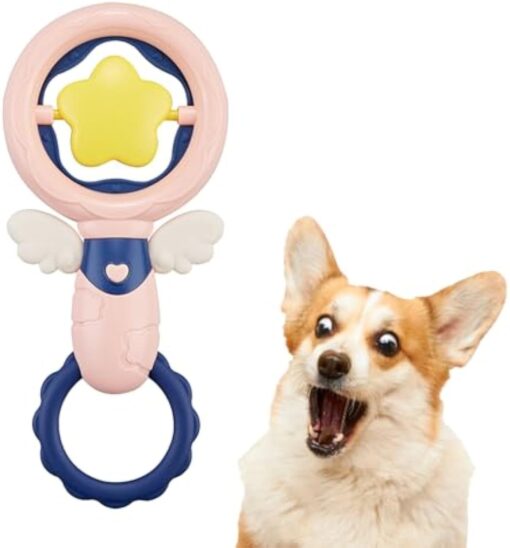 Interactive Dog Squeaky Chew Teeth Clean Toy