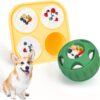 Silicone Dog Chew Long-Lasting Refillable Treat Toy