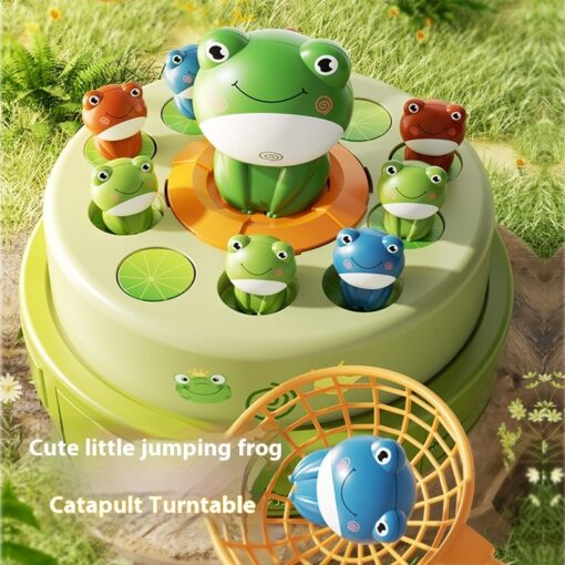 Interactive Cartoon Frog Bouncing Children's Training Toy