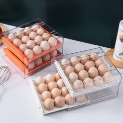 Creative Double-layer 32-grid Egg Storage Drawer Box