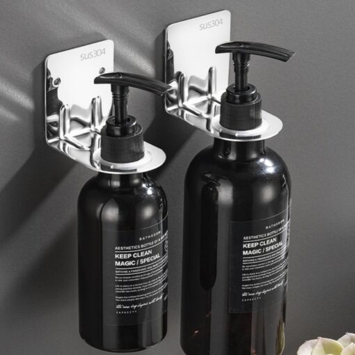 Punch-free Wall Hanging Bathroom Hand Sanitizer Holder